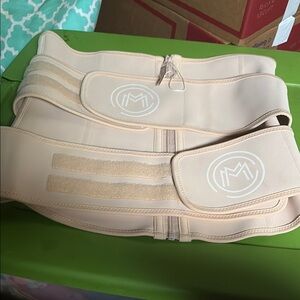 Tan Orthopedic Support Braces with Adjustable Straps